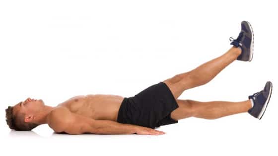 Exercice du ciseau pour muscler de bas du ventre 