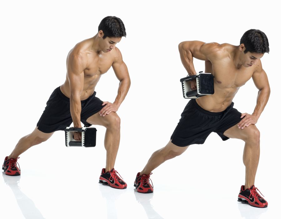 Les dumbbell rows