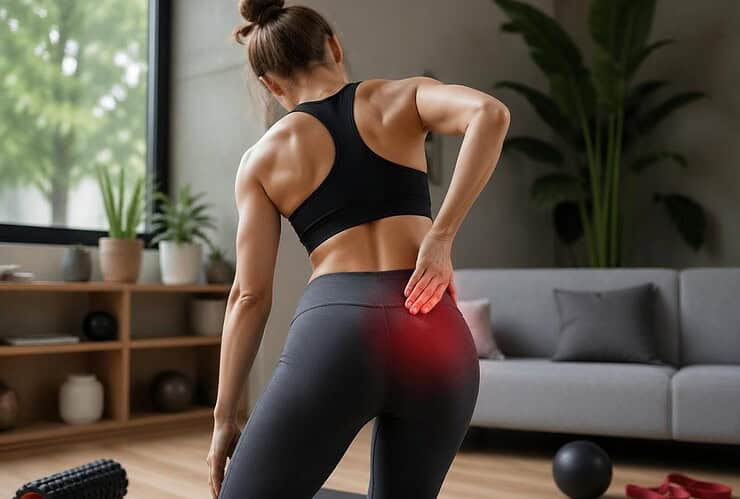 Comment soulager une douleur du muscle fessier ?