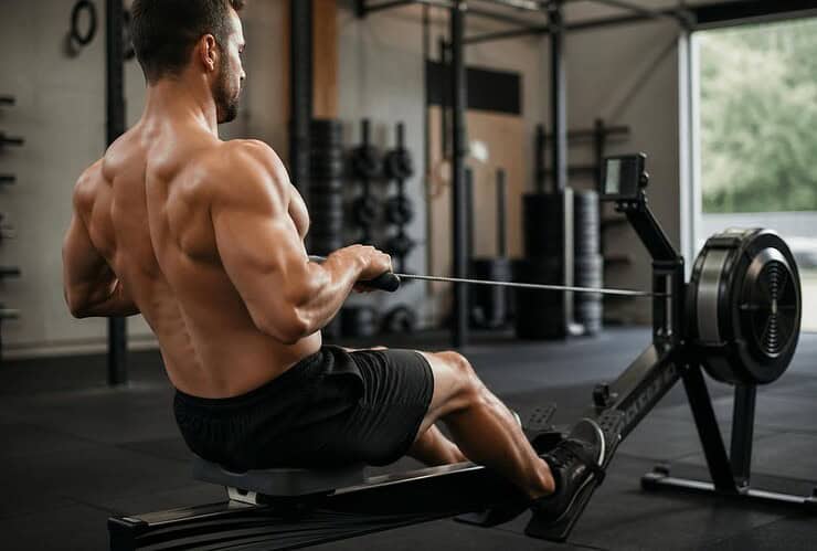 Prise de masse : quel muscle fait travailler le rameur ?