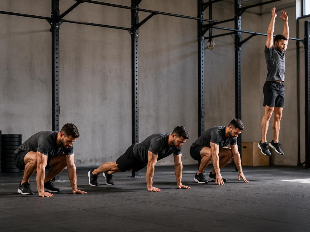 Quels sont les muscles sollicités par les burpees ?