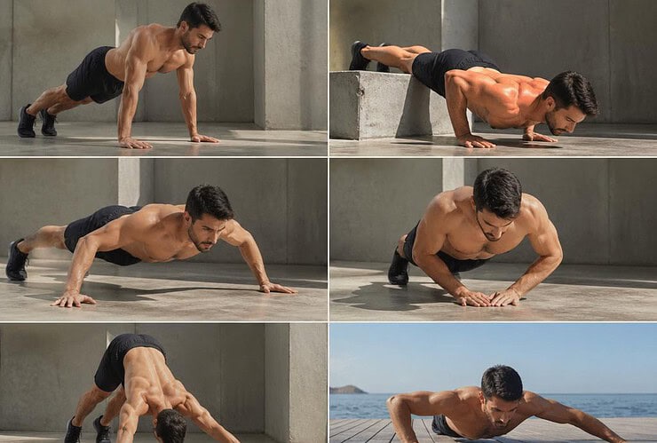 Top 6 des exercices pectoraux sans matériel