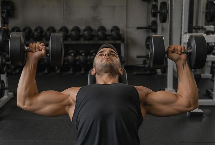 Top 7 des exercices pour pecs avec haltères