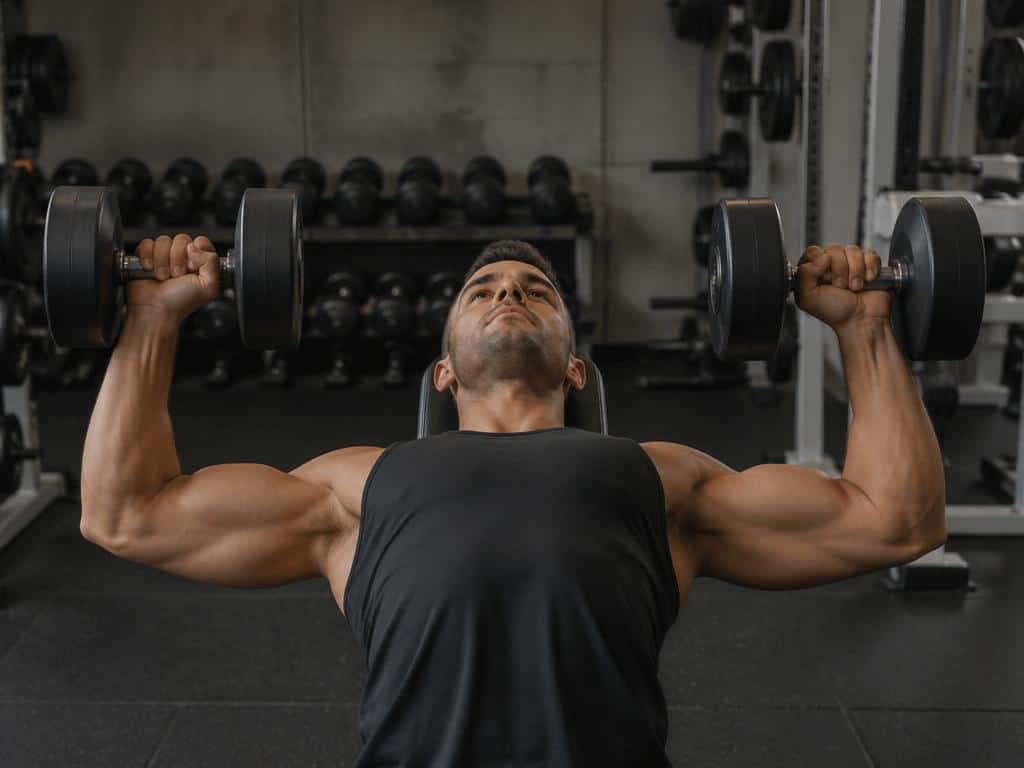 Top 7 des exercices pour pecs avec haltères