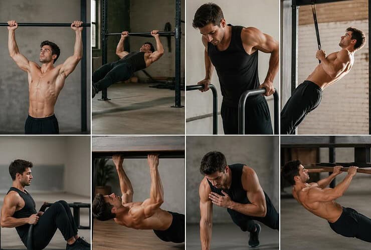 Top 8 des exercices de biceps au poids du corps