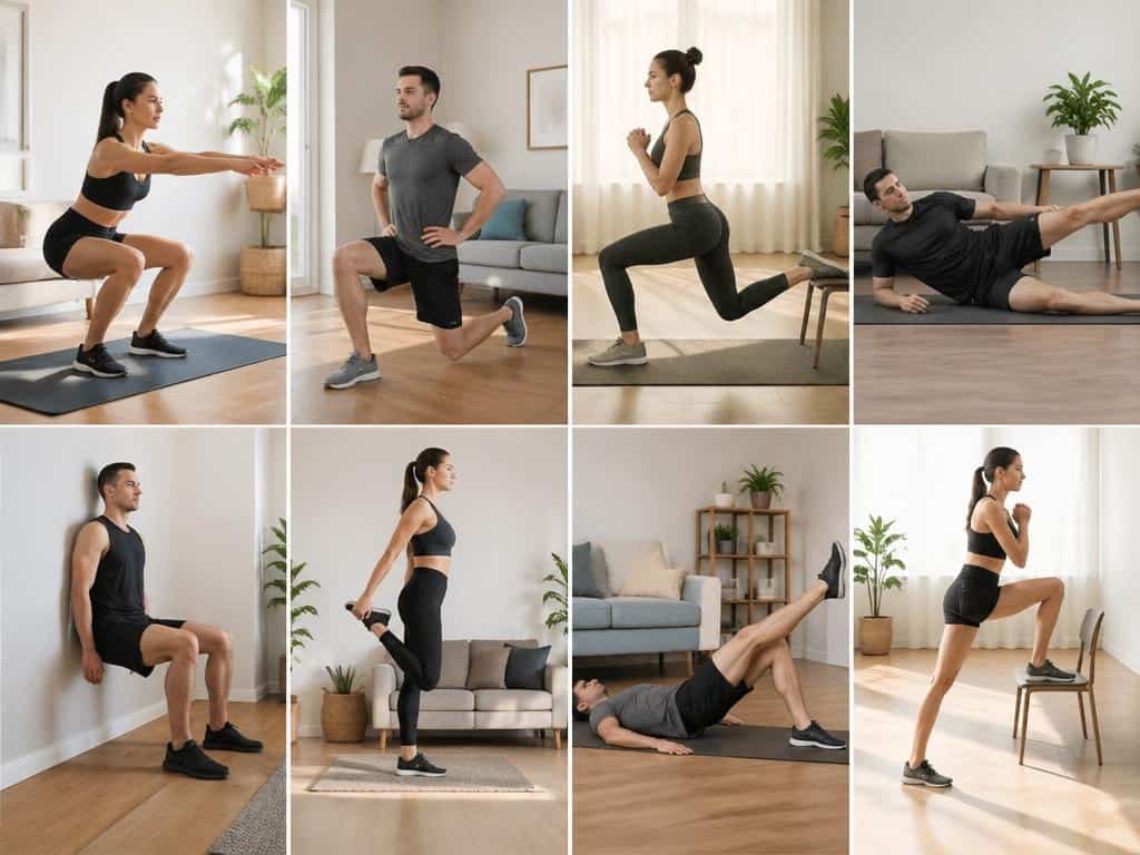 Top 8 des exercices de quadriceps à la maison et leurs avantages