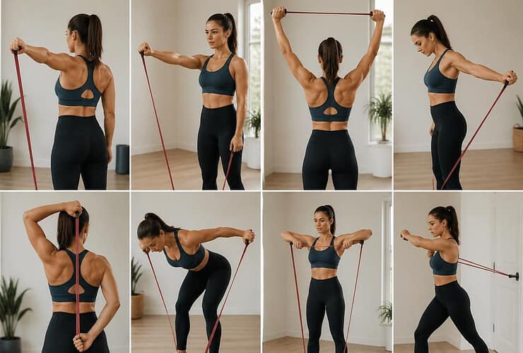 Top 8 des exercices pour épaules avec élastique