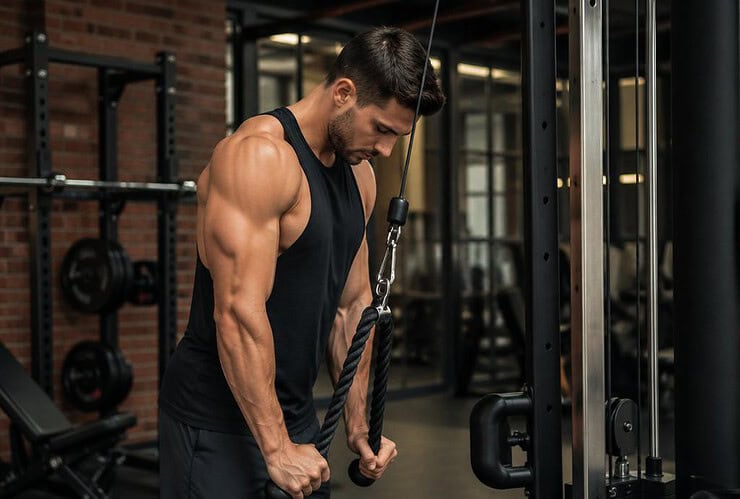 Tout savoir sur l’extension des triceps à la poulie