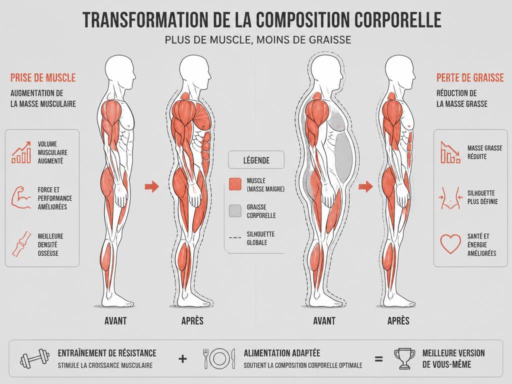 1kg de gras vs 1 kg de muscle