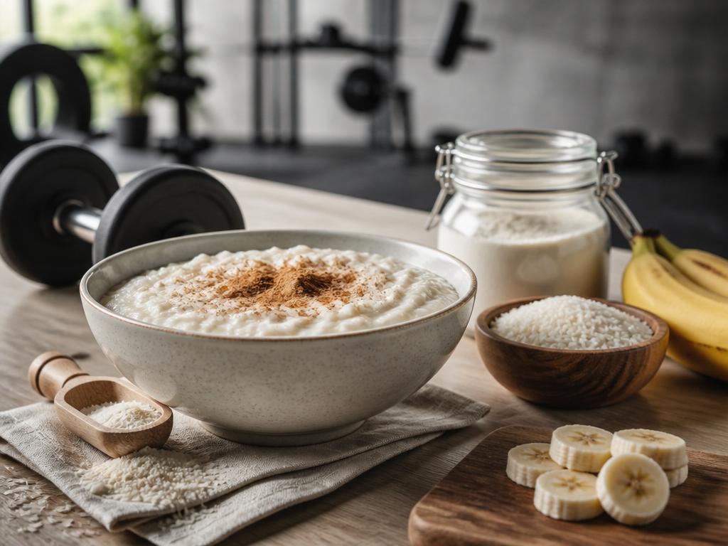 crème de riz prise de masse