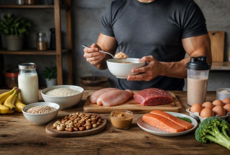 menu prise de masse homme 60 kg