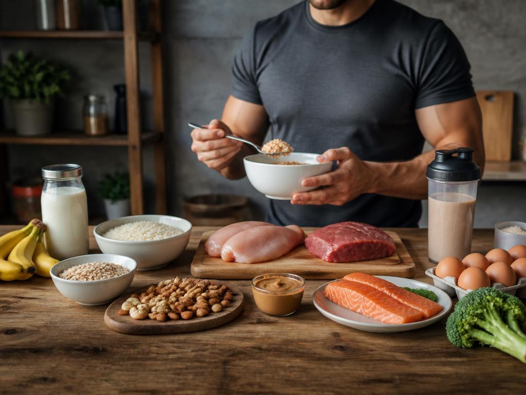 menu prise de masse homme 60 kg