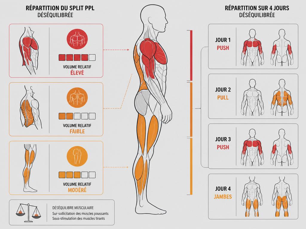 l'exercice push pull legs est-il efficace 4 jours par semaine ?