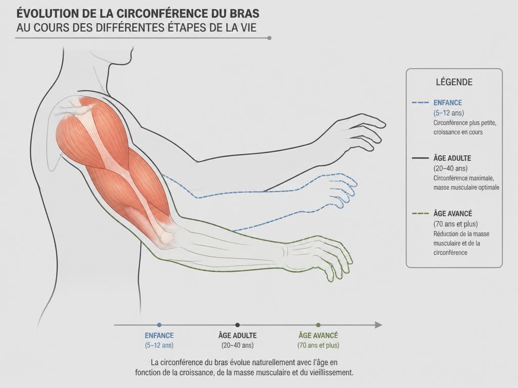 tour de bras moyen femme
