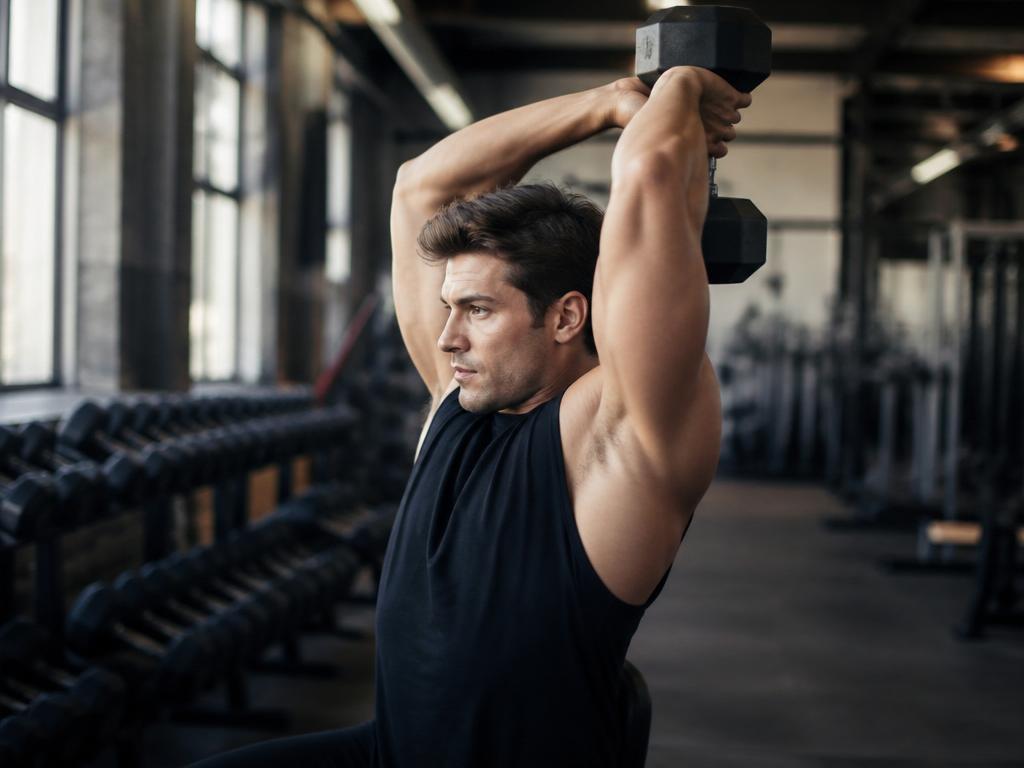 extensions triceps au dessus de la tête