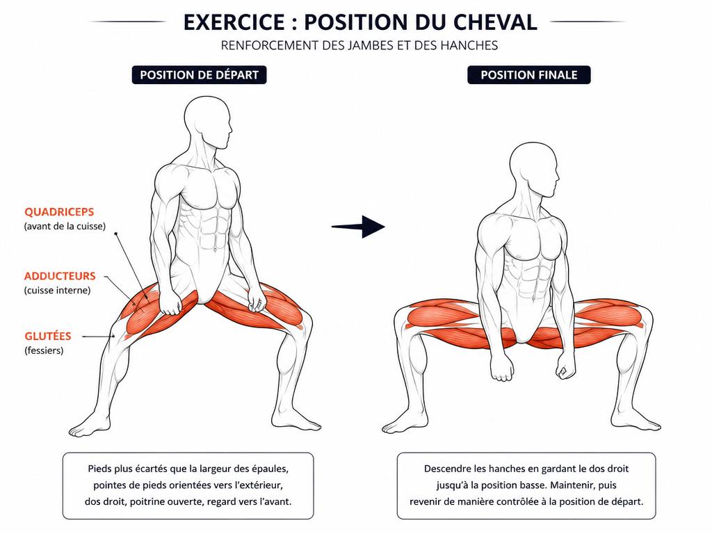 horse stance exercice