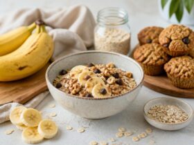 recette avec flocons d'avoine et banane