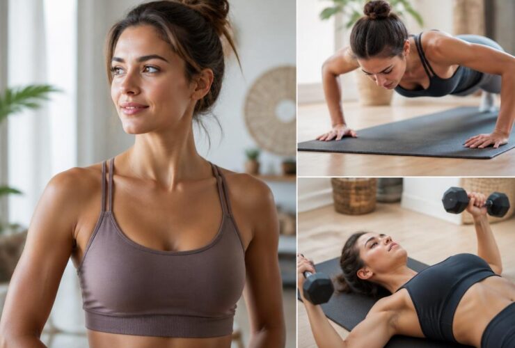 une poitrine de rêve en 3 exercices