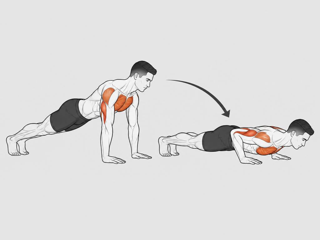 exercice de poitrines a la maison