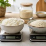 calories riz cuit ou cru