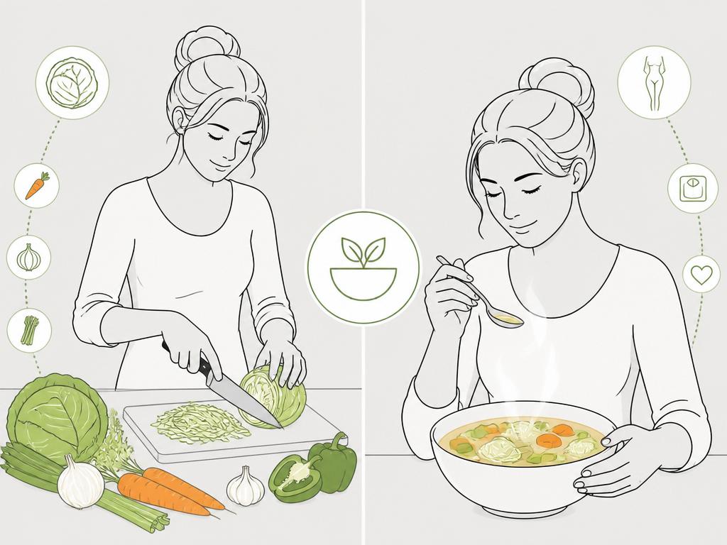 recette soupe au choux regime 7 jours